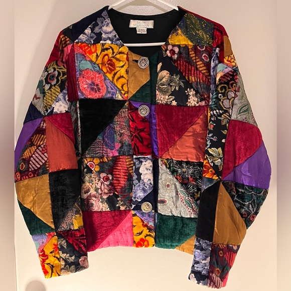 Sandy Starkman • Vintage Velvet patch bomber - Picture 10 of 13